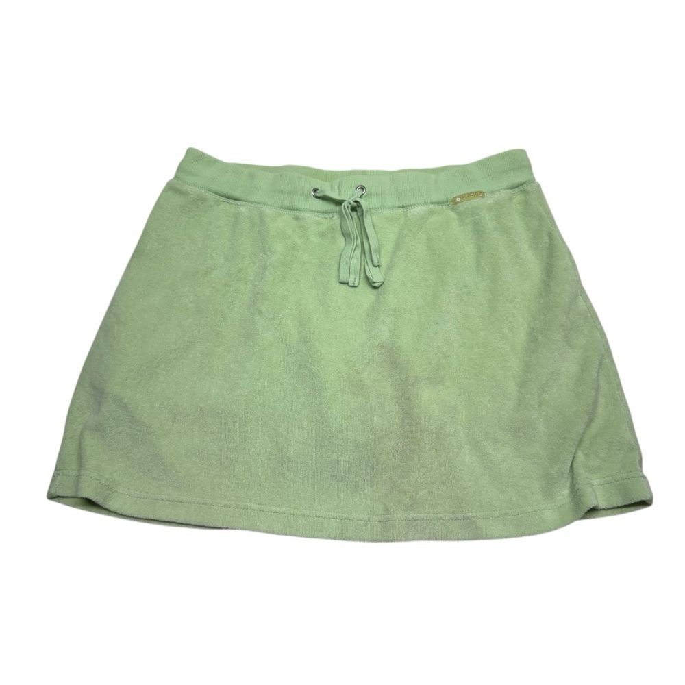 Y2K N.Y.L Terry cloth mini skirt